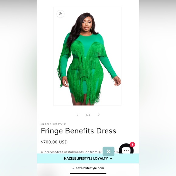 FRINGE BENEFITS DRESS - Picture 7 of 7